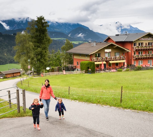 Spaziergang direkt ab Haus möglich