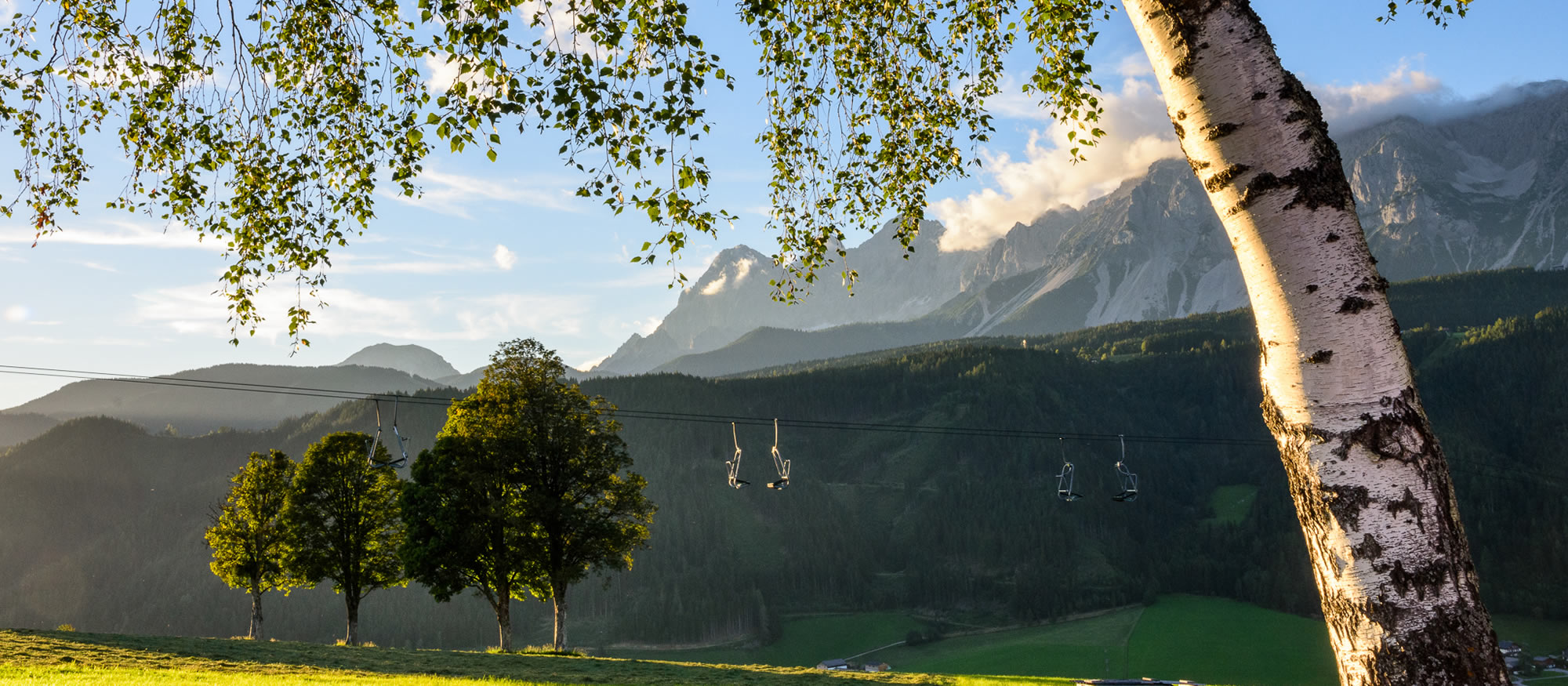 Sommerzeit in Rohrmoos bei Schladming, Österreich