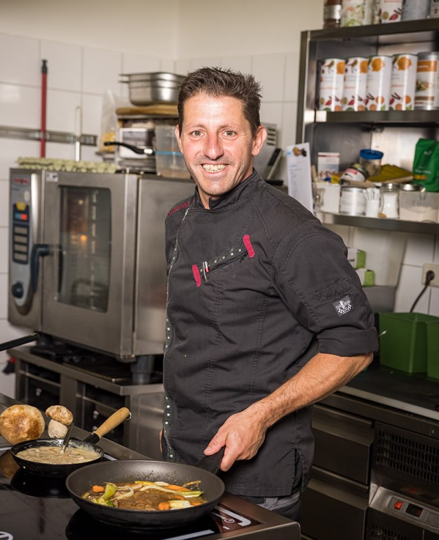 Küchenchef und Gastgeber Rene Pariente