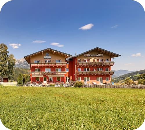 Das Hotel Pariente im Sommer