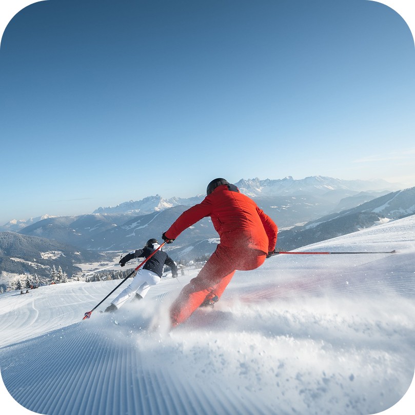 Wedelspaß auf den Pisten von Rohrmoos-Schladming