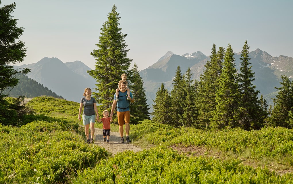 Familienwanderung auf der Planai